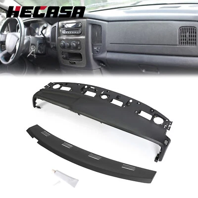 For 02-05 Dodge Ram 1500 2500 Mold Dashboard Replacement+Defrost Dash Cover Cap - Image 1 of 4