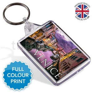 Schlüsselanhänger Venedig Italien Andenken Foto Geschenk 50 x 35 mm | Medium - Bild 1 von 1