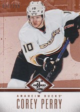 2012-13 Limited Anaheim Ducks Hockey Card #117 Corey Perry /299