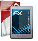 atFoliX 2x folia ochronna na wyświetlacz do Amazon Kindle 4 Model 2011 folia ochronna przezroczysta