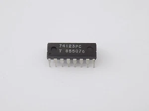 10xMEV 74123PC IC 16PIN 74123 multivibrator - Picture 1 of 3