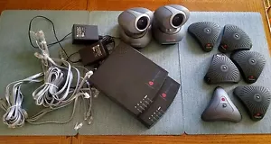 POLYCOM (2) NT4620, (2) MPTZ-5N,6 MICROPHONE PODS Teleconference system - Picture 1 of 4