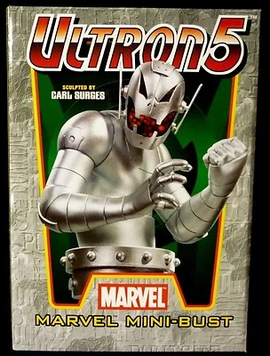 BOWEN Designs CLASSIC ULTRON 5 Busto Baixo #03/3000 ESTÁTUA VINGADORES MARVEL Homem de Ferro - Imagem 1 de 4