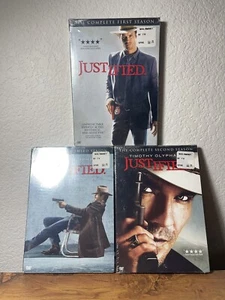 NEW DVD Lot Justified TV Series Complete Season 1 2 3 Timothy Olyphant SEALED - Picture 1 of 5