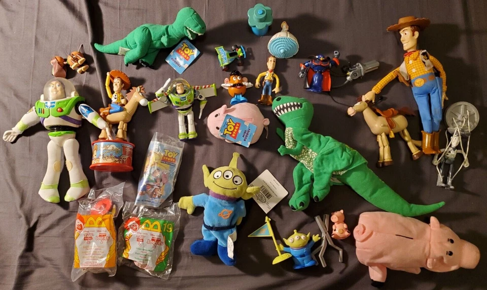 Lot (20+) of Toy Story Action Figures 1990s Disney McDonalds And MORE inc. PLUSH - Image 1 of 4