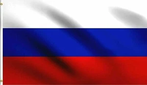 RUSSIA flag RUSSIAN NEW 3x5 ft BANNER NYLON PRINTED FLAG BANNER GROMMETS - Picture 1 of 3