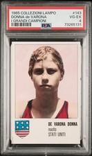 PSA 4  Donna De Varona 1965 Collezioni Lampo #143 Rookie Card I Grandi Campioni