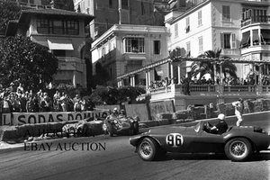Fotografía Ferrari Tipo 500 Fórmula Uno Porfirio Rubirosa Gran Premio Mónaco  - Imagen 1 de 1