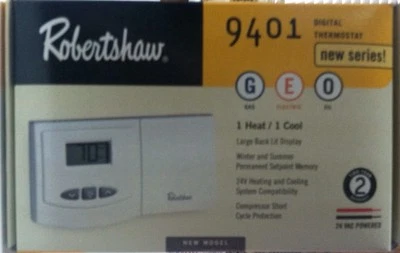 Robert Shaw Digital Thermostat 9401(does not replace 9400!) - Image 1 of 3