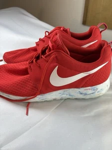 Nike Roshe Running Sneakers Marble Pack Red  Mens Size 11.5 - Picture 1 of 15
