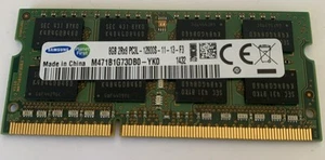 Memory SO-DIMM 8 GB PC3L-12800S Laptop RAM Samsung M471B1G73DB0-YK0 - Picture 1 of 1
