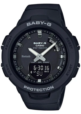 Casio Baby-G G-SQUAD BSA-B100-1AJF JDM Negro Step Tracker Reloj Bluetooth - Imagen 1 de 4