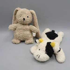 Peluche de felpa Russ Home Buddies 5" mordiscos bronceado conejito conejo y vaca Biff - Imagen 1 de 9