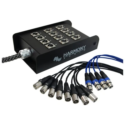 Harmony Audio HA-SB1225 XLR Snake Cable 12 Channel - 25 Feet (8 Send, 4 Returns) - Image 1 of 4