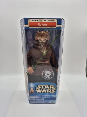 Figura de acción Star Wars Attack of the Clones Plo Koon Jedi Council 12 pulgadas nueva Foto 1 de 4
