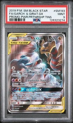 Garchomp & Giratina GX - SM193 Sun & Moon Black Star Promo PSA 9 MINT - POKEMON - Image 1 of 2