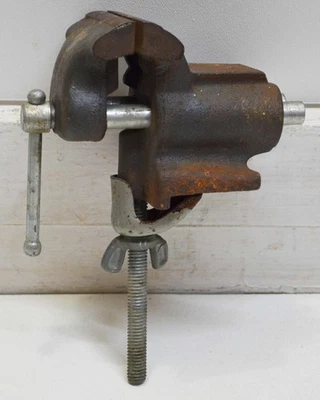 Vintage Craftsman 5246-2 Clamp on Mini Vise 2-1/2” Jaws Cast Iron Made In USA - Image 1 of 4