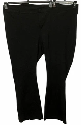 Maurices  Black 4S Stretch Bootcut PANTS Rayon Nylon Spandex, 4XS - Image 1 of 4