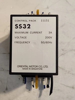 Used ORIENTAL MOTOR SS32 CONTROL PACK & Base with warranty Free Shipping - Image 1 of 4