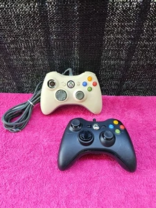 Microsoft Xbox 360 Controller Cablato OEM Ufficiale Originale - PER RICAMBI - Foto 1 di 8