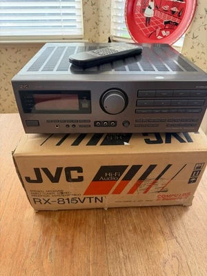 JVC RX-815V Vintage Stereo Receiver With Remote And Box Bundle - Nice! - Image 1 of 4