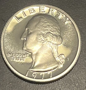 1977-S **Proof UNC Cameo** 31 Coin Roll Washington Quarter - Picture 1 of 4