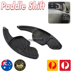 Steering Wheel Paddle Shift For Audi A3 S3 RS3 A4 A5 Q5 Q7 R8 Carbon Fiber - Picture 1 of 12