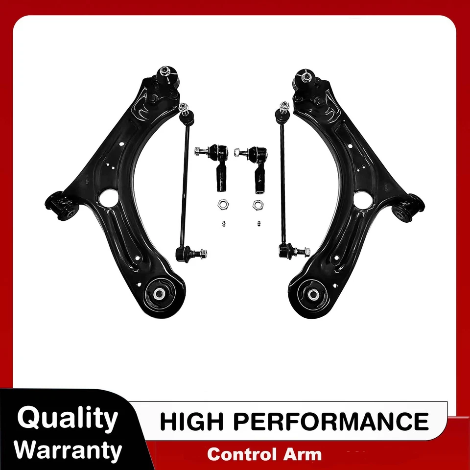 Brazos de control inferiores delanteros tracción delantera barras estabilizadoras kit de barras de amarre para Passat Beetle 2012-2016 Foto 1 de 1