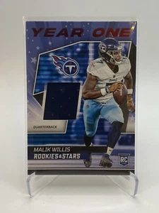 2022 Rookies And Stars Malik Willis Year One Patch Tennessee Titans Rookie RC - Picture 1 of 2