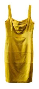 Jax Dress Gold Size 6 Lined With Spandex - Picture 1 of 9