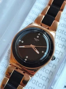SWATCH+IRONY MEDIUM+YLG124G YELLOW PEARL BLACK+NEU/NEW - Bild 1 von 2