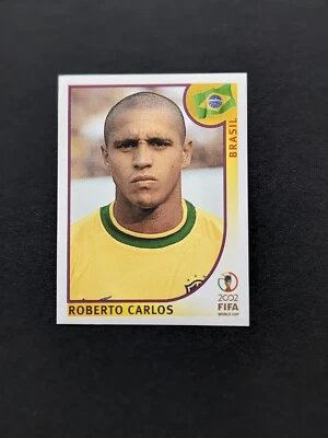 2002 Panini World Cup Stickers #176 Roberto Carlos Brazil Blue Back - Image 1 of 2