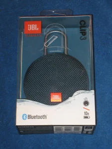 JBL Clip 3 Portable Bluetooth IPX7 Waterproof Speaker, Blue, New! - Picture 1 of 2