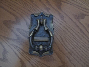 Vintage Door Knocker AMEROCK Metal Bronze Colored 1970's - Picture 1 of 5