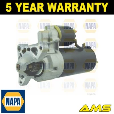Fits Peugeot Citroen Fiat Talbot Starter Motor NAPA 9639846780* - Image 1 of 2
