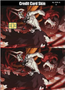 Bleach Ichigo Vasto Lord Credit Card Smart Sticker Skin Small Chip Debit Bank - Picture 1 of 5