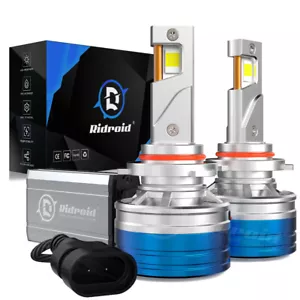 RIDROID 9005 HB3 LED Headlight Super Bright Bulbs Kit White 6500K High Beam NEW - Picture 1 of 13