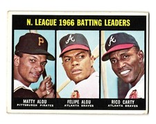 1967 Topps Batting Leaders Matty Alou Felipe Alou Rico Carty #240 INV-2021-1147