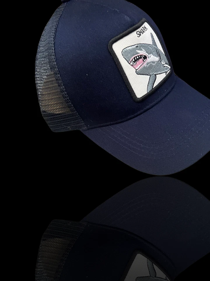 Sombreros de animales Gorras de béisbol de animales Sombrero de tiburón Gorra de camionero Foto 1 de 1