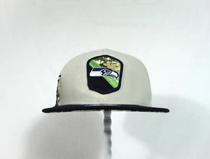 New Era NFL Seattle Seahawks 2023 Salute To Service 59FIFTY Fitted Hat Sz 7 RARE - Picture 1 of 8
