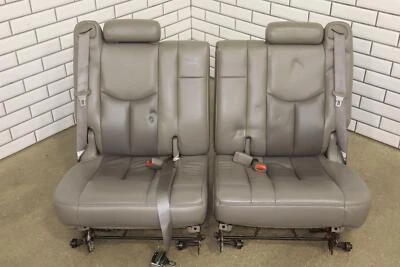 2003-2006 GMC Yukon Denali SWB 2nd Row Leather Bench Seat (Stone Gray 922) - Изображение 1 из 4