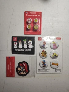 Nintendo Mario Exclusives Merchandise Patch, Pins And More - Picture 1 of 3