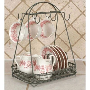 Carrito de platos decoración hogar y cocina almacenamiento y organización - metal - Imagen 1 de 1