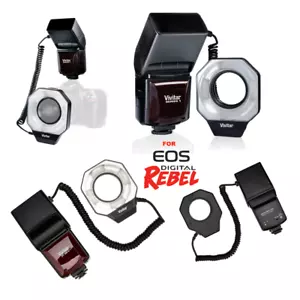 PRO HD LED MACRO RING FLASH FOR Canon RF 35mm f/1.8 Macro IS STM Lens - Picture 1 of 5