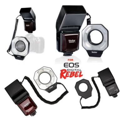 PRO HD LED MACRO RING FLASH FOR Canon RF 35mm f/1.8 Macro IS STM Lens - Image 1 of 4