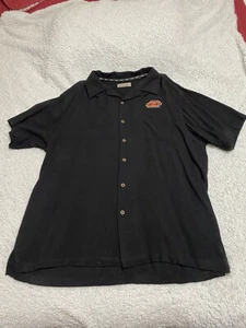 Chiliwear Oklahoma State Black Knit Shirt Short Sleeve Mens Size - Large - Picture 1 of 3
