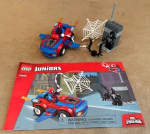 10665 LEGO Complete Juniors Spider-Man Spider-Car Pursuit super hero Venom - Picture 1 of 3