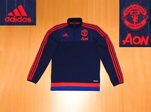 Manchester United jacket 2015 2016 S Small football soccer Adidas shirt jersey
