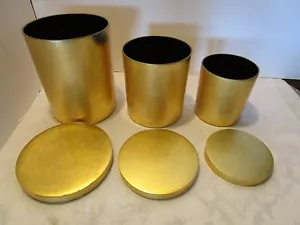 Juego de 3 latas de laca vintage TAKASHMAYA ANIDACIÓN JAPÓN AÑOS 70 - Imagen 1 de 7