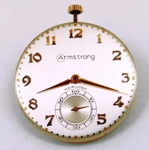 10s Hamilton 23 Jewels Model 945 Open Face Pocket Watch Movement, Great Runner - Picture 1 of 5